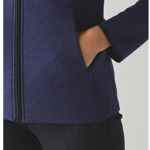 Lululemon Insculpt Jacket Heathered Deep Indigo/Deep Indigo - Picture 11 of 11